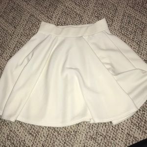 White Skater Skirt